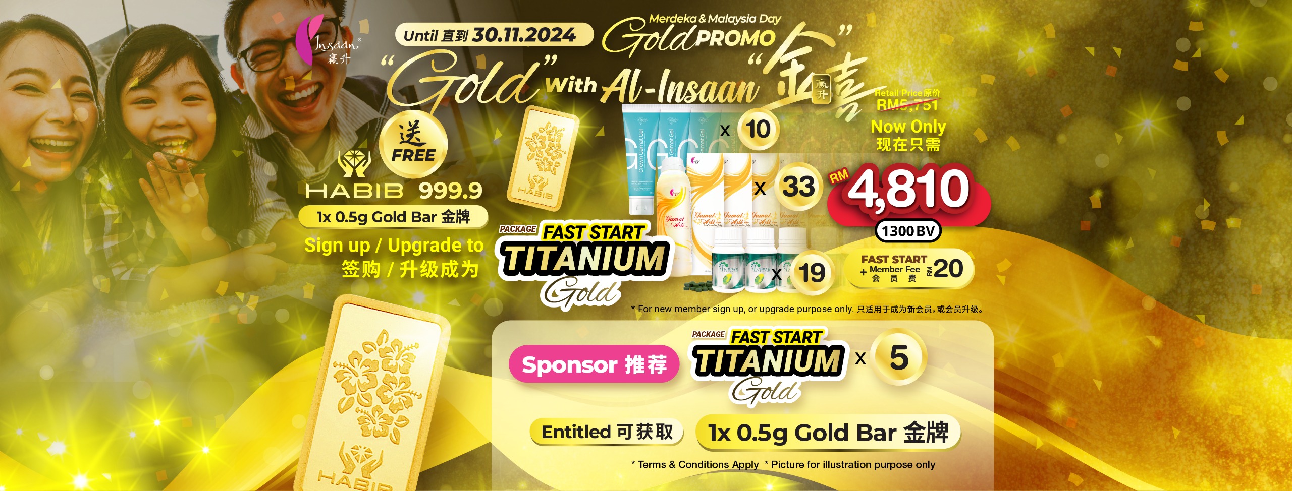 Fast Start Titanium Gold